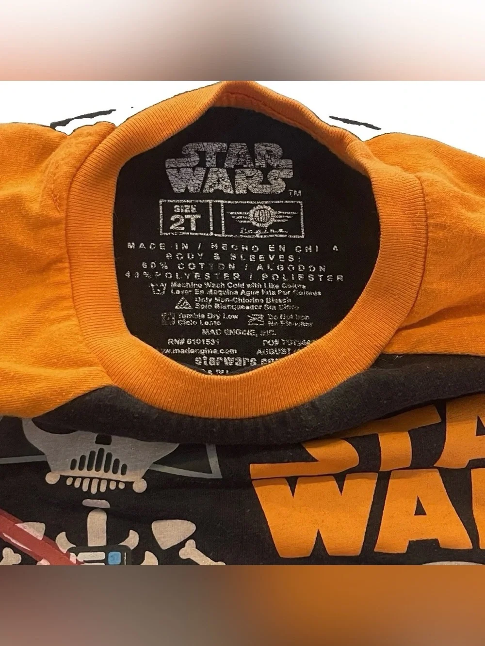 Boys 2T Star Wars Carter’s OshKosh 4pc Clothing Bundle